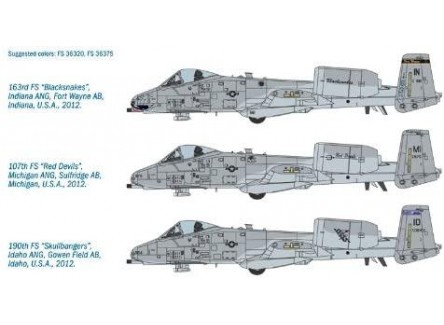 Italeri 2725 - Maqueta avión A-10C...