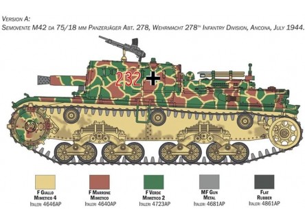 Italeri 6569 - Maqueta Semovente M42...