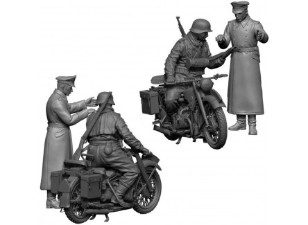 Zvezda 3632 - Maqueta Moto Ejercito...