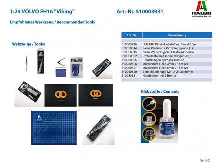 Italeri 3931. Maqueta VOLVO FH16 XXL...