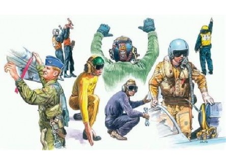 Italeri 1246 - Figuras Pilotos y...