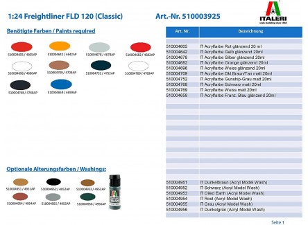 Italeri 3925 - Maqeuta Freightliner...
