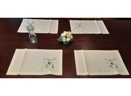 Juego, Set 4 Tapetes Decorativos,...