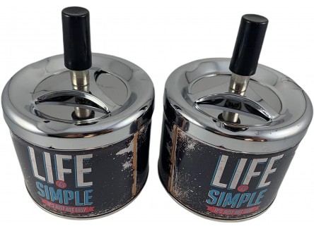 Juego, Set 2 Ceniceros Estampado...