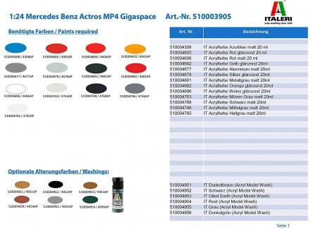 Italeri 3905 - Maqueta Mercedes Benz...