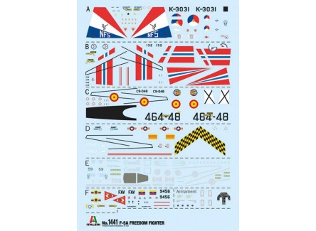 Italeri F-5A Freedom Fighter 1:72...