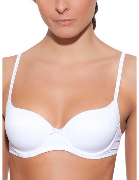 Sujetador Selene Carolin Copa Foam con Aros Blanco 95B