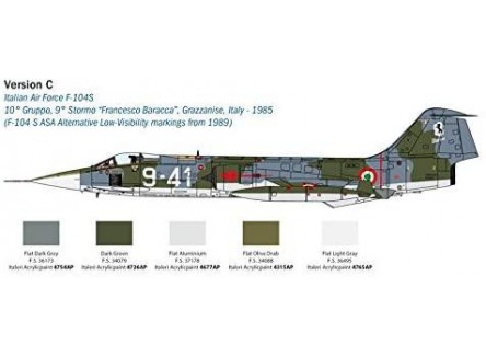 Italeri 2514S - Maqueta avión F-104...