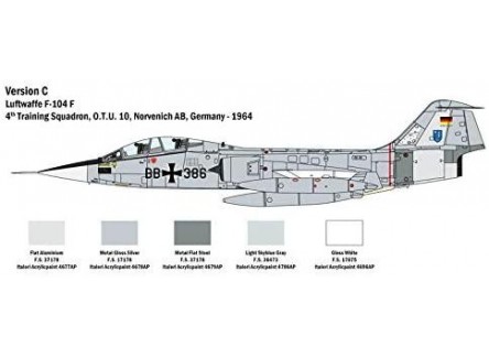 Italeri 2509 - Maqueta avión TF-104 G...