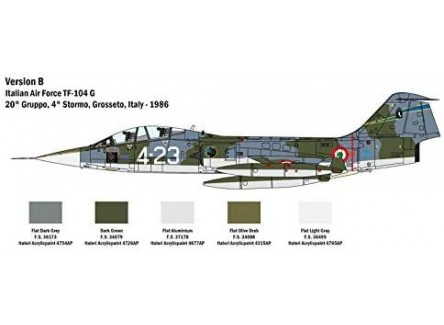 Italeri 2509 - Maqueta avión TF-104 G...