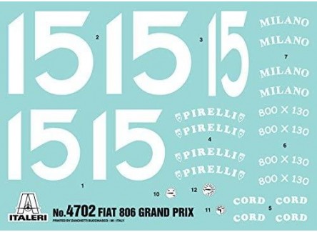 Italeri 4702 - Maqueta avión FIAT 806...