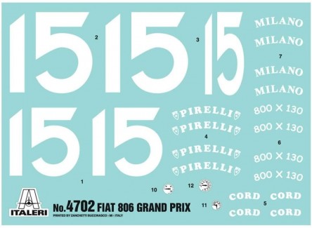 Italeri 4702 - Maqueta avión FIAT 806...