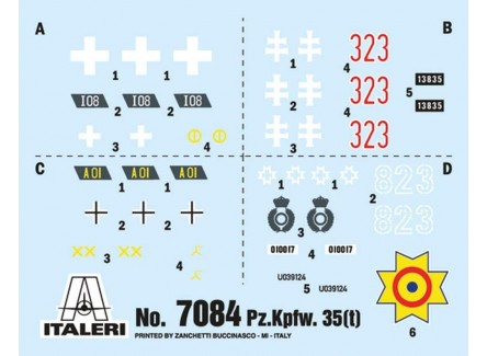 Italeri 7084S -  Maqeuta Tanque Pz....