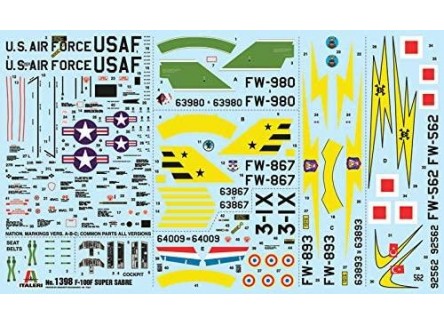 Italeri 1398 - Maqueta F-100F Super...