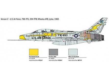 Italeri 1398 - Maqueta F-100F Super...
