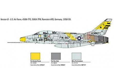 Italeri 1398 - Maqueta F-100F Super...