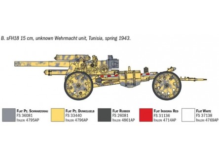 Italeri 7082 - Maqueta 15cm Field...