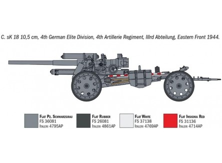 Italeri 7082 - Maqueta 15cm Field...