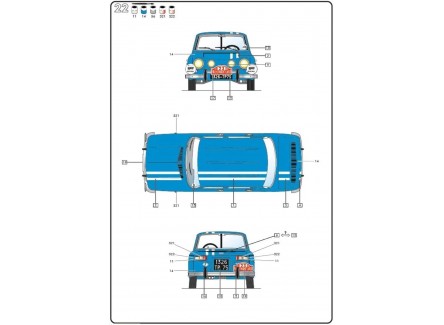 Heller 80700 - Maqueta Renault R8...