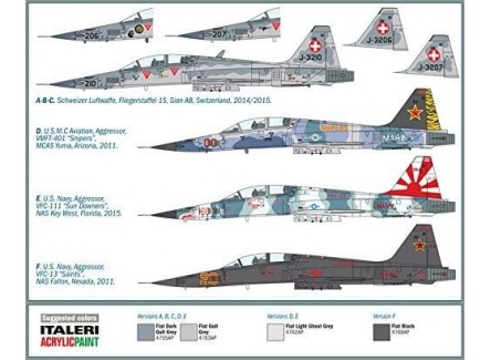 Italeri 1382 - Maqueta avión F-5...