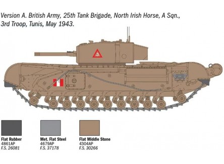 Italeri 7083S - Maqueta Churchill MK....