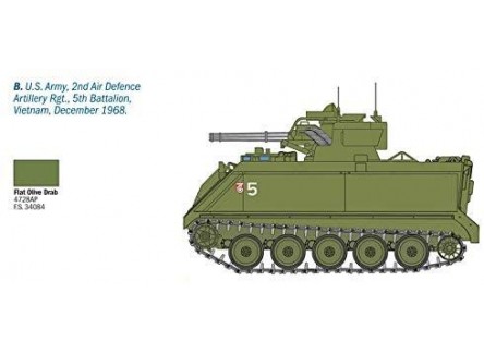 Italeri 6560 - Maqueta tanque M163...