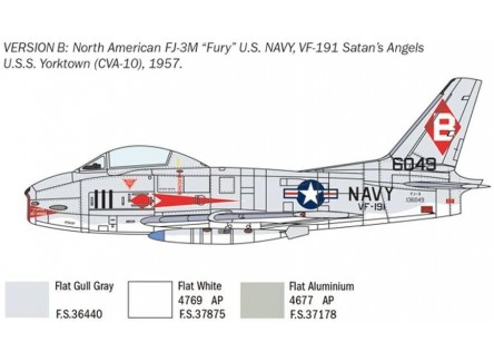 ITALERI 2811S - Maqueta avión FJ-2/3...