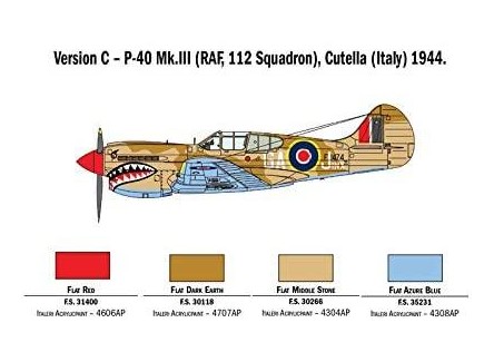Italeri 2795S - Maqueta P40 E/K...