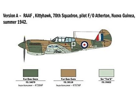 Italeri 2795S - Maqueta P40 E/K...
