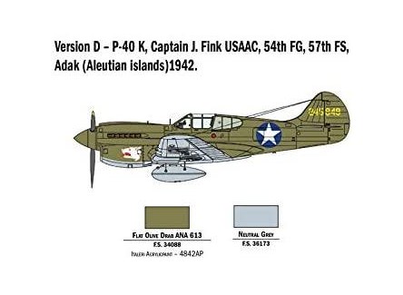 Italeri 2795S - Maqueta P40 E/K...