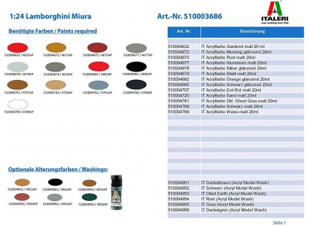 Italeri 3686 - Maqueta Lamborghini...