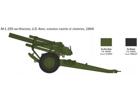 Italeri 6581 - Maqueta M1 155mm...