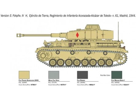 Italeri 6578 - Maqueta tanque Pz....