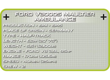 COBI 2518- Maqueta Ambulancia Ford...