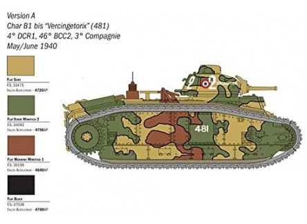 Italeri 15766 - Maqueta tanque Char...