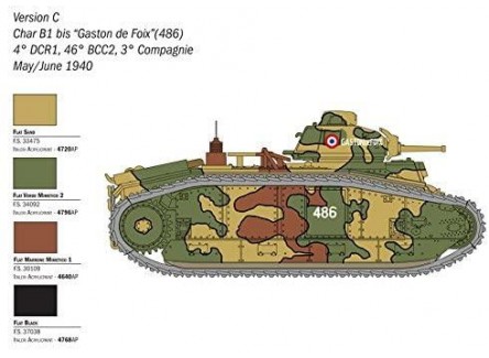 Italeri 15766 - Maqueta tanque Char...