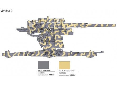 Italeri 15771 - Maqueta cañón 8.8 cm...