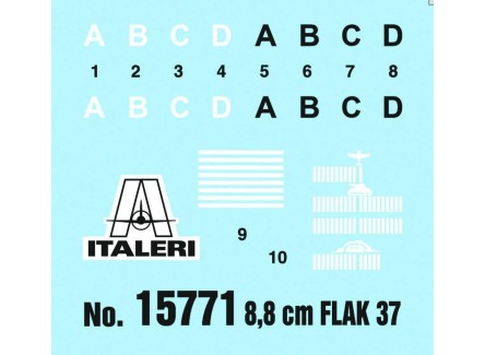 Italeri 15771 - Maqueta cañón 8.8 cm...