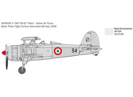 Italeri 2801 - Maqueta Fiat CR.42...