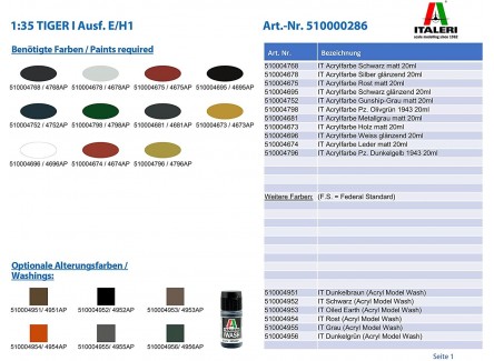 Italeri 0286S - Maqueta tanque Tiger...