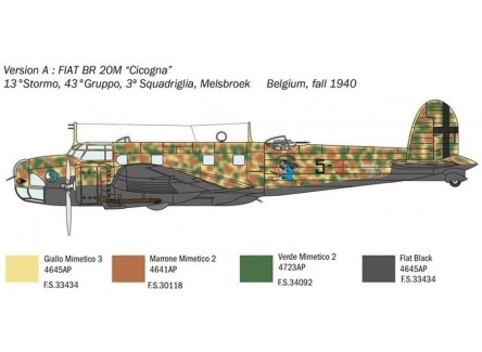 Italeri 1447 - Maqueta avión FIAT...