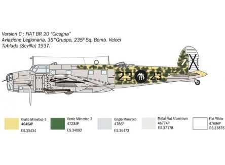 Italeri 1447 - Maqueta avión FIAT...
