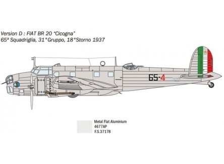 Italeri 1447 - Maqueta avión FIAT...