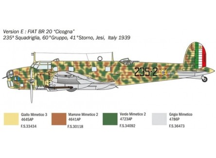 Italeri 1447 - Maqueta avión FIAT...