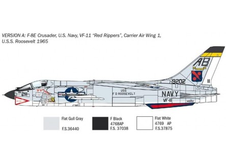Italeri 1456 - Maqueta avión F-8E...