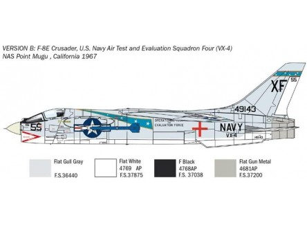Italeri 1456 - Maqueta avión F-8E...