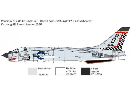 Italeri 1456 - Maqueta avión F-8E...