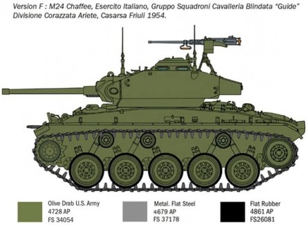 Italeri 6587 - Maqueta tanque M24...