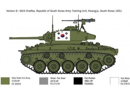 Italeri 6587 - Maqueta tanque M24...