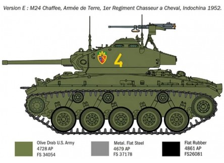 Italeri 6587 - Maqueta tanque M24...